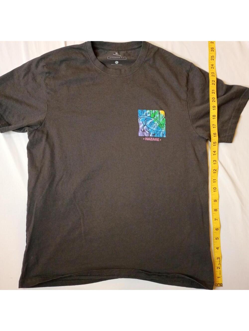 Rip Curl Men's Black and Multi Tshirt